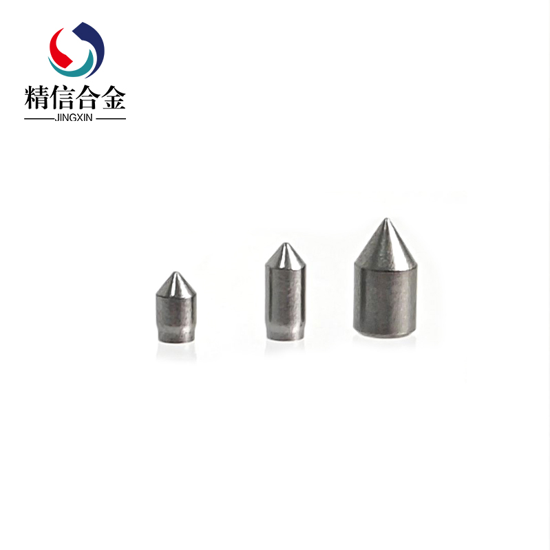 硬质合金_厂家直供钨钢顶尖3*7硬质合金顶尖快速破窗锤头圆锥形顶尖硬度高